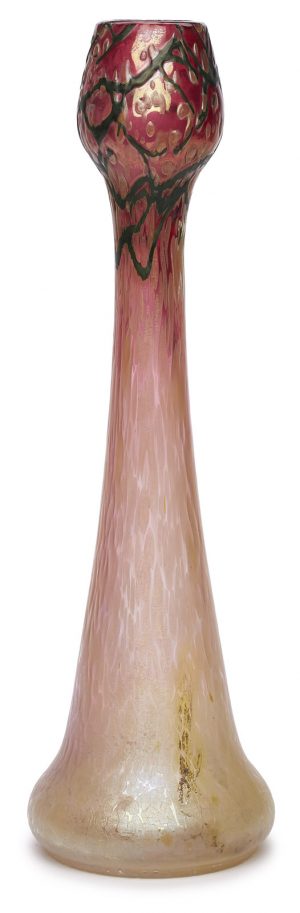 208/1133 Solifleurvase, Jugendstil, wohl Loetz Wwe. um 1900