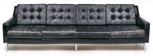 208/571 Vintage Couch-Garnitur, deutsch 1960er