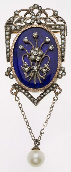 31/2011: Jugendstil-Brosche um 1900