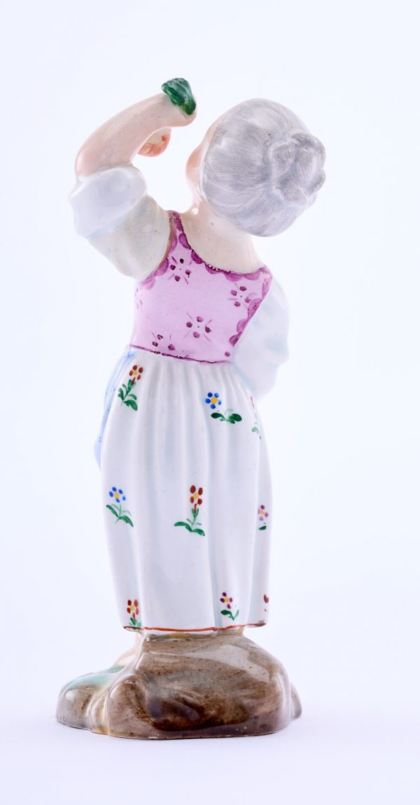 Mädchen mit Apfel, Höchst Damm wohl 19. Jh. – Bild 4