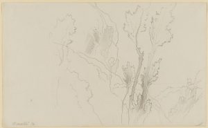 209/288 Bleistiftskizze Carl Hummel