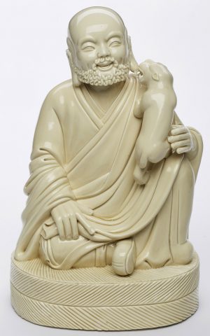 209/995 Sitzender Weiser, Dehua-Porzellan, China 20. Jh.