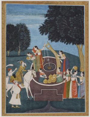 209/352 Indische Miniaturmalerei 19. Jh.