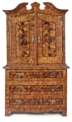 211/469 Barock-Aufsatzkommode, norddt. um 1760