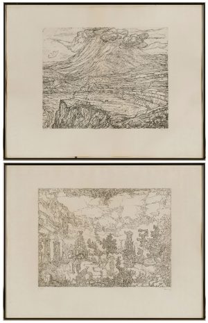 210/423 2 Radierungen Paul Eliasberg