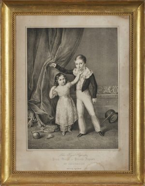 210/413 Aquatintaradierung nach Thielemann "Their Royal Highnesses"