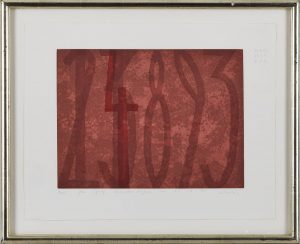 210/132 Aquatintaradierung Horst Antes