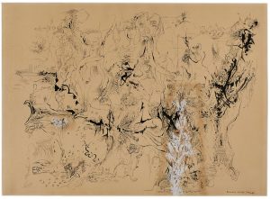 210/31 Tuschfeder- u. Pinselzeichnung Bernard Schultze