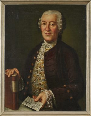 210/341 Gemälde Stübner "Bildnis Johann Gottfried Perl"