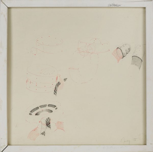 211/147 2 Kol. Bleistiftskizzen, Claus Bury – Bild 2