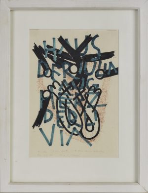 211/309 Farbstiftzeichnung Friedrich Gräsel