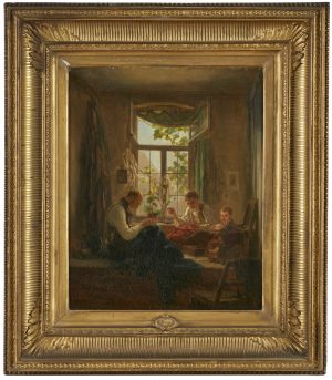 211/196 Gemälde Anton Burger