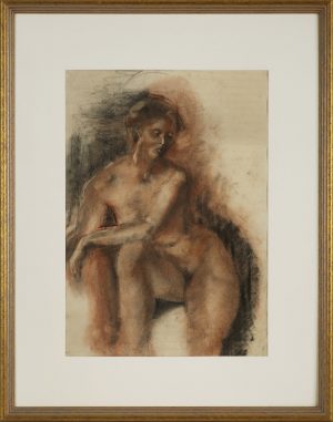 211/172 Kohle/Kreidezeichnung Reinhold Ewald