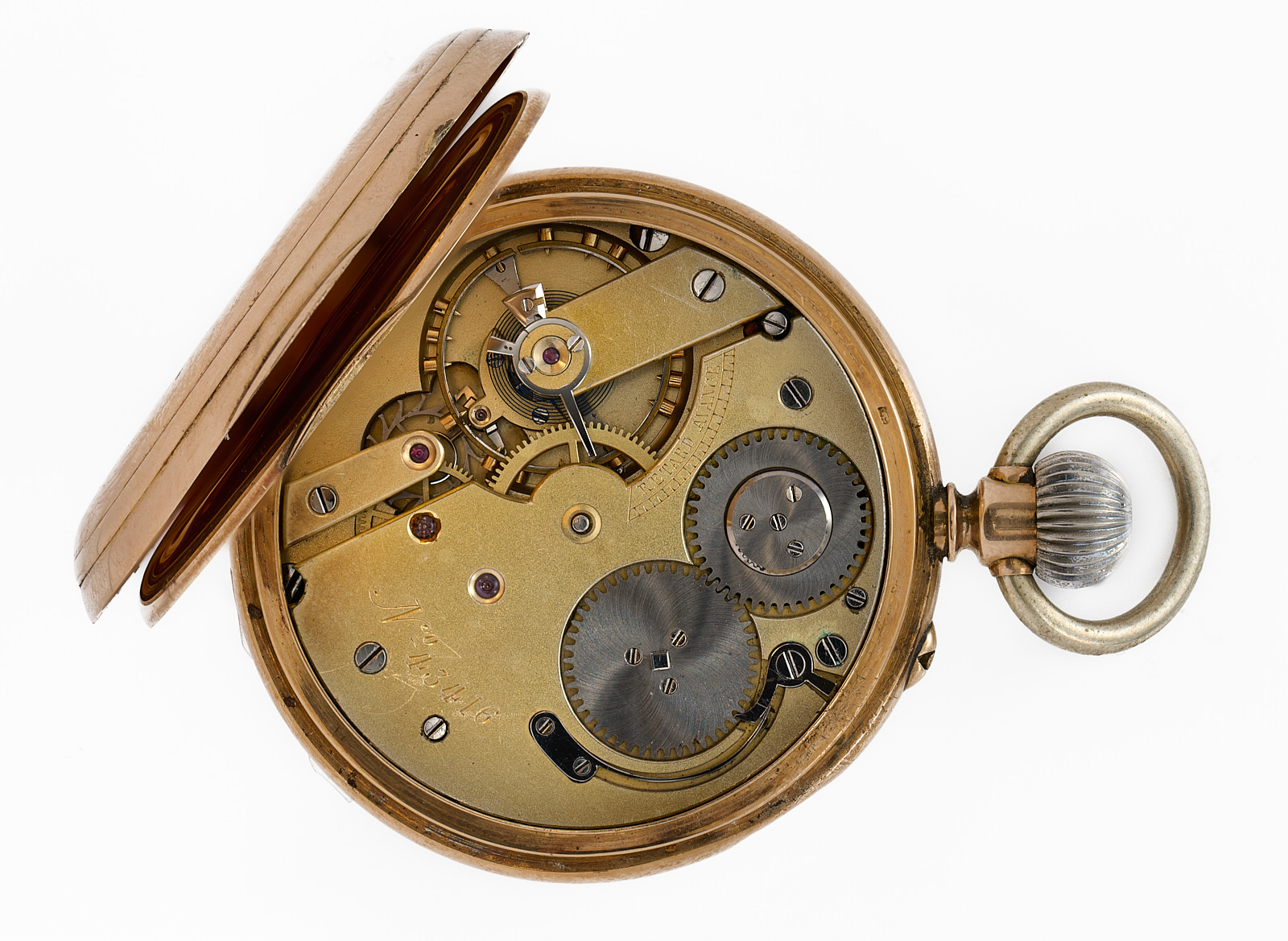 211/970 Taschenuhr/Lépine, Fa. A. Fueslin & Cie., Schweiz um 1900 – Bild 2