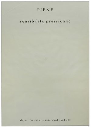 211/42 Prägedruck/Lithograpie Otto Piene