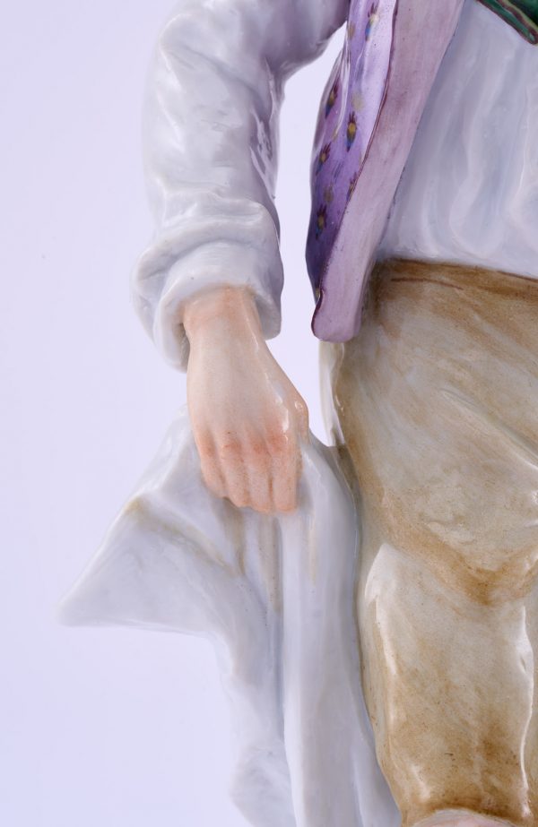 215/473: Knabe mit Apfelsack, Jugendstil, Meissen um 1910 – Bild 5