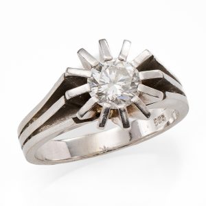 212/852 Brillant-Solitär-Ring, ca. 0,75 ct