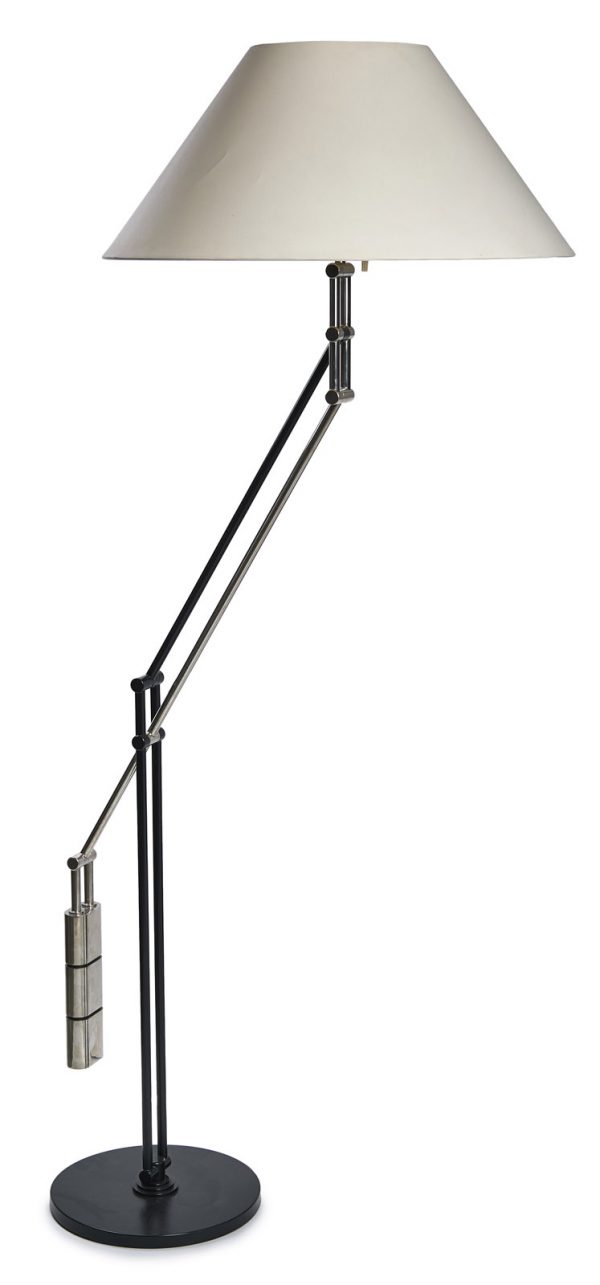 212/502 Stehlampe, Entwurf Lazlo Nigrini für Fa. Swisslamps International, um 1970.