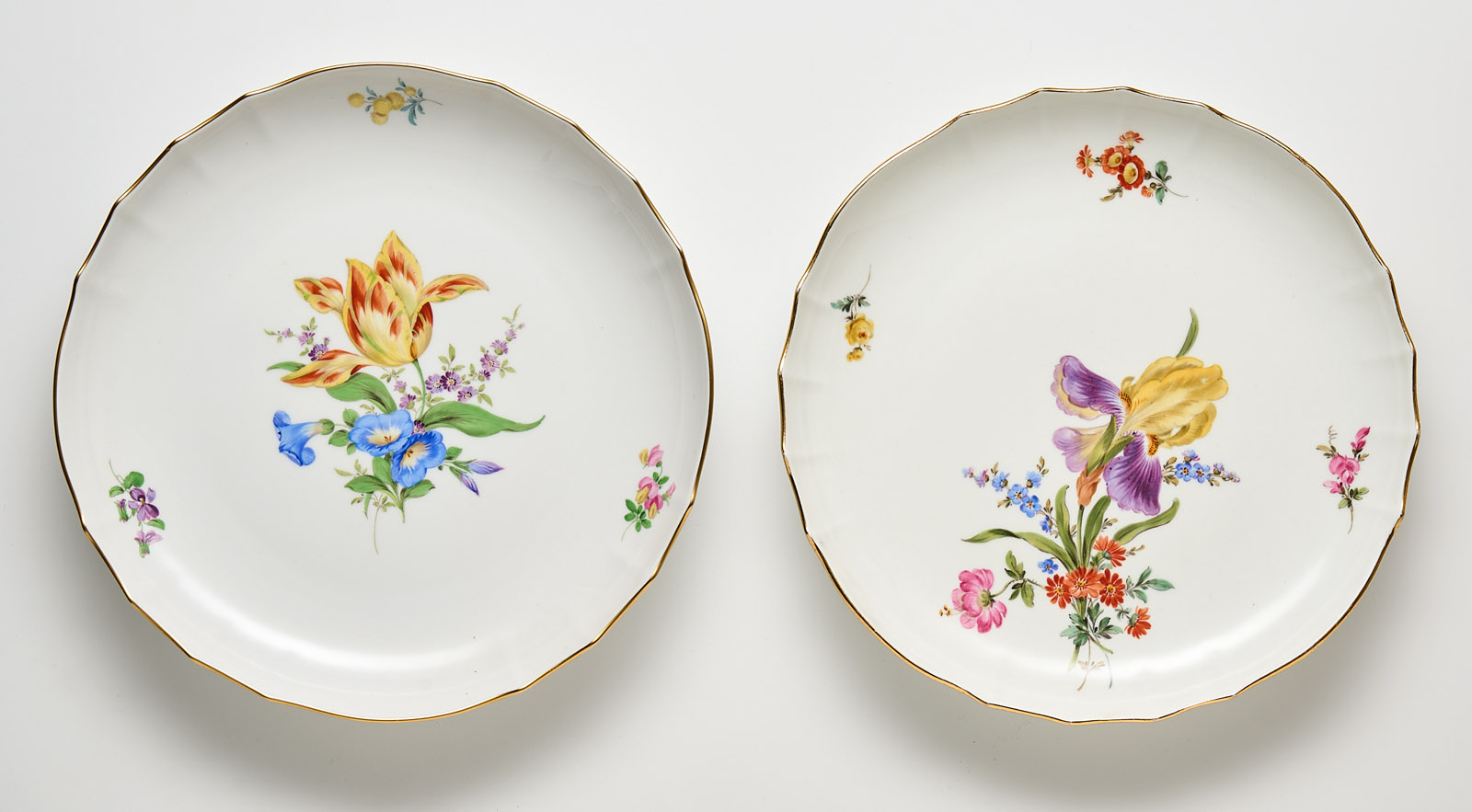 31/2165: Paar Schalen, Meissen um 1940 und 1981