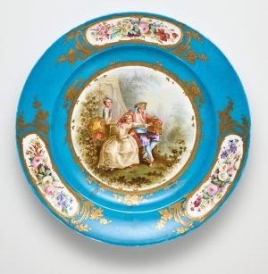 31/2170: Platte im Sèvres-Stil, Ende 19. Jh.