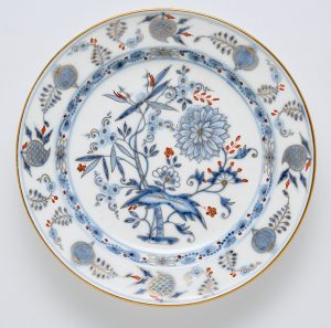 31/2171: Tiefer Teller "Zwiebelmuster", KPM Berlin um 1800