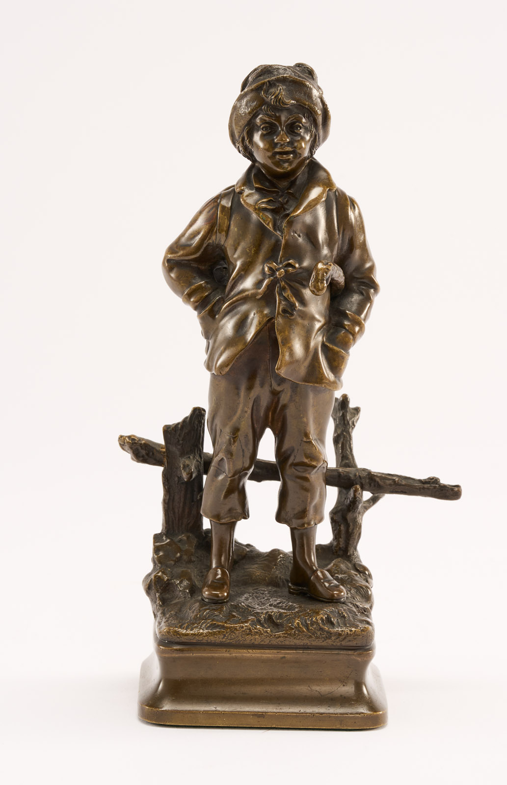 31/2240: Wiener Bronze Wandersjunge, wohl um 1900 – Bild 2