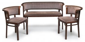 212/500 Sitzgarnitur i. d. Art Jugendstil, 20. Jh.