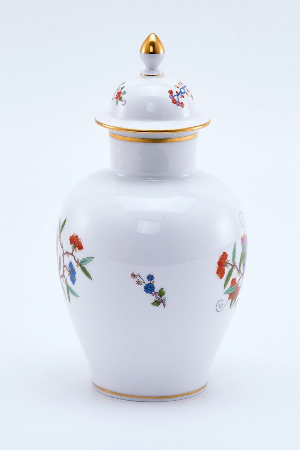 31/2178: Kl. Deckelvase "Schmetterling", Meissen 1983 – Bild 2