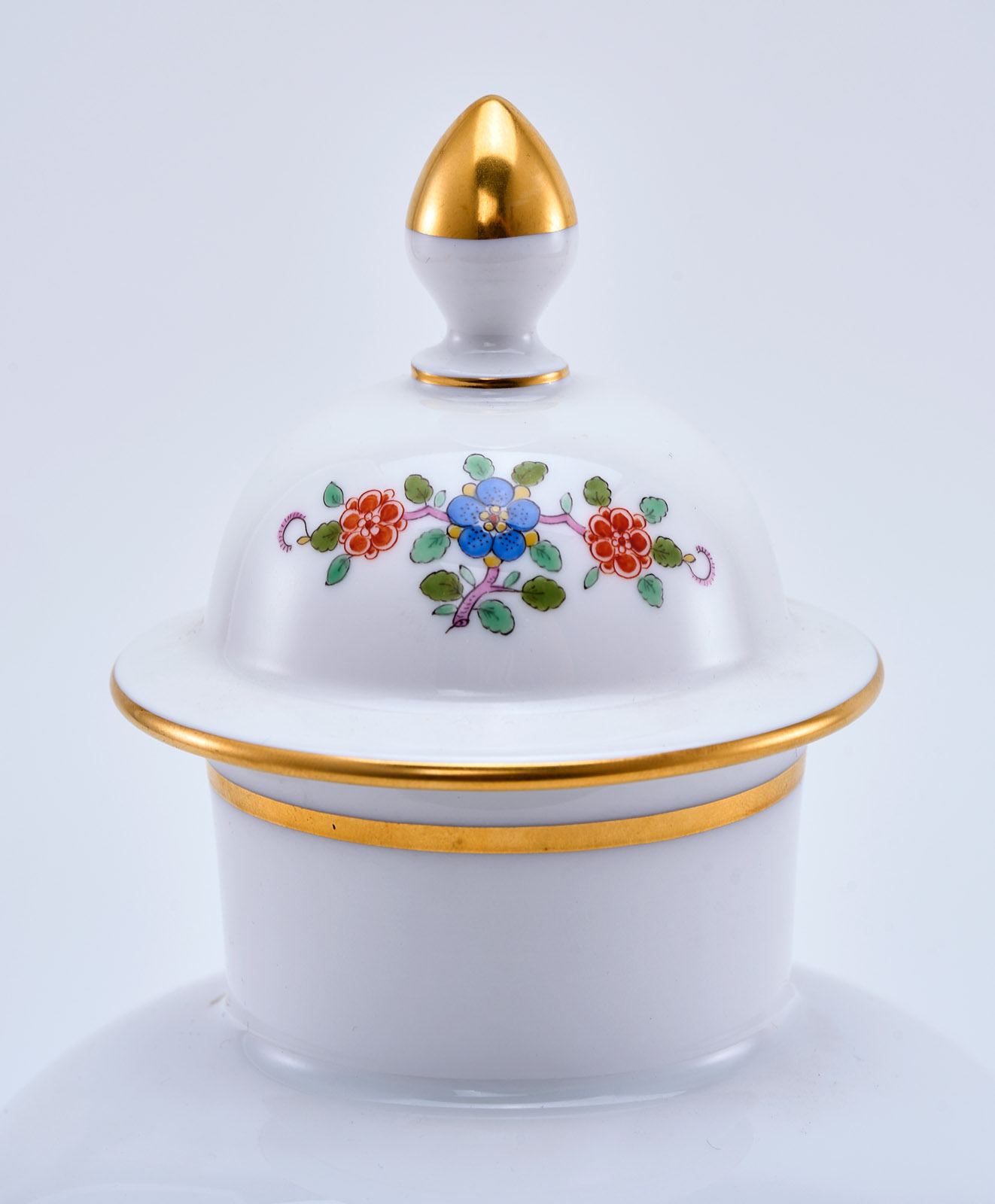 31/2178: Kl. Deckelvase "Schmetterling", Meissen 1983 – Bild 5