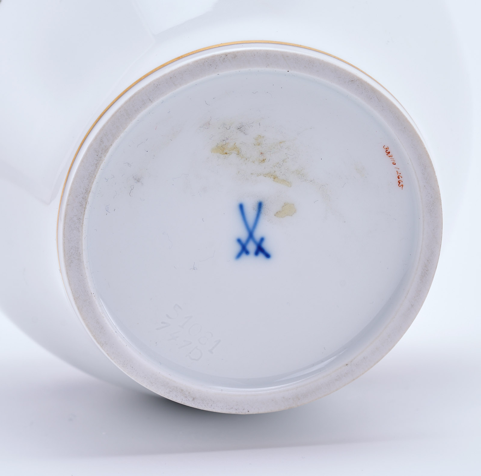 31/2178: Kl. Deckelvase "Schmetterling", Meissen 1983 – Bild 7