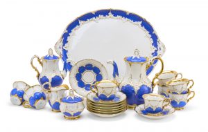 Prunk-Kaffeeservice für 8 Pers., Meissen um 1900-´34