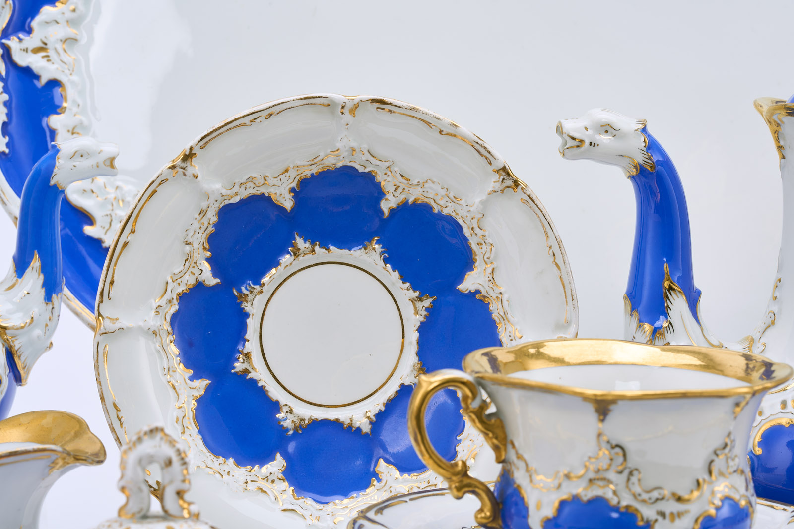 Prunk-Kaffeeservice für 8 Pers., Meissen um 1900-´34 – Bild 3