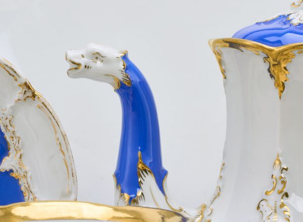 Prunk-Kaffeeservice für 8 Pers., Meissen um 1900-´34 – Bild 4