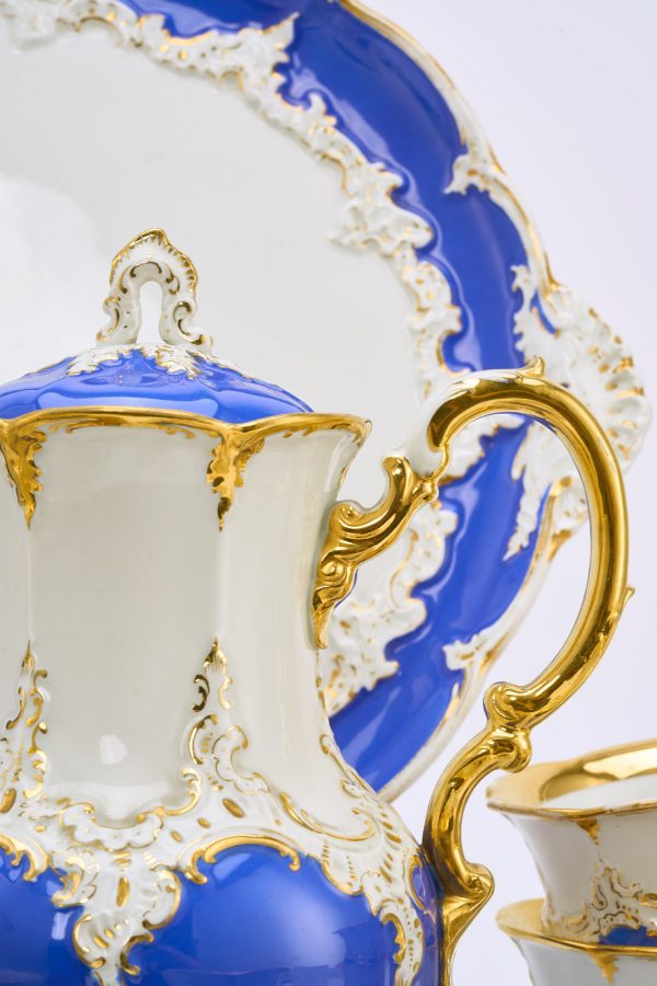 Prunk-Kaffeeservice für 8 Pers., Meissen um 1900-´34 – Bild 5