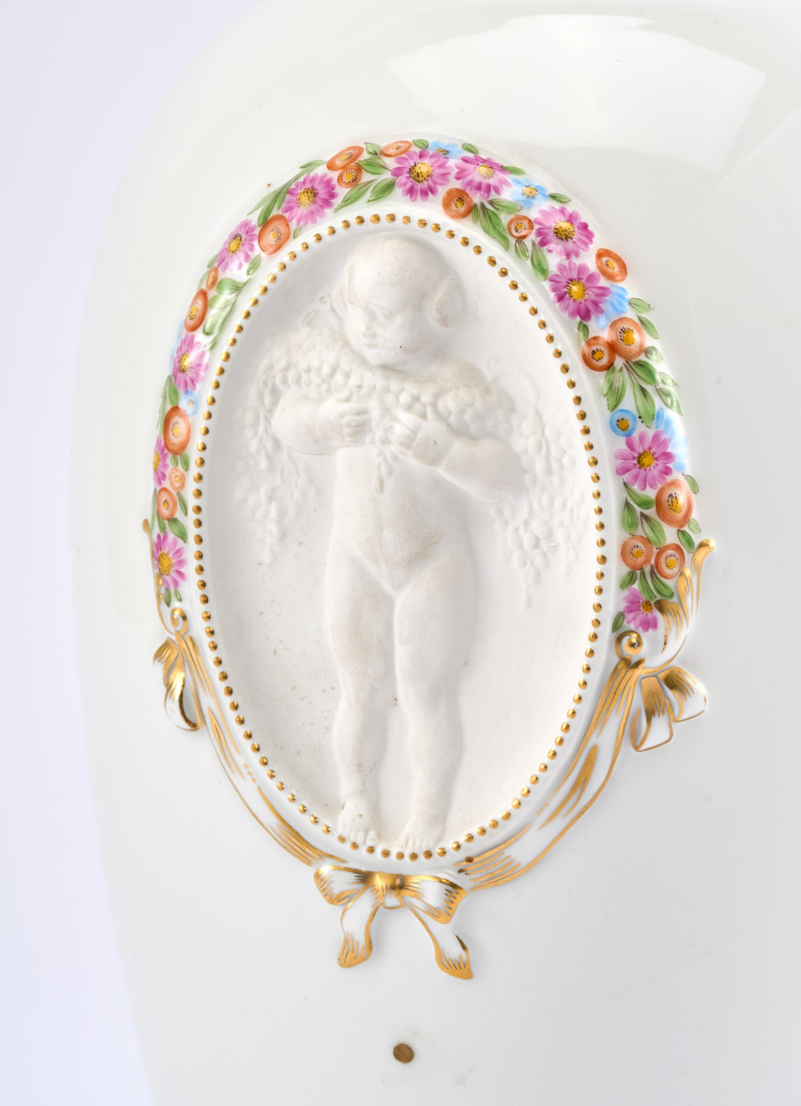 214/588 Deckelvase, Jugendstil, KPM Berlin 1914-1918 – Bild 4