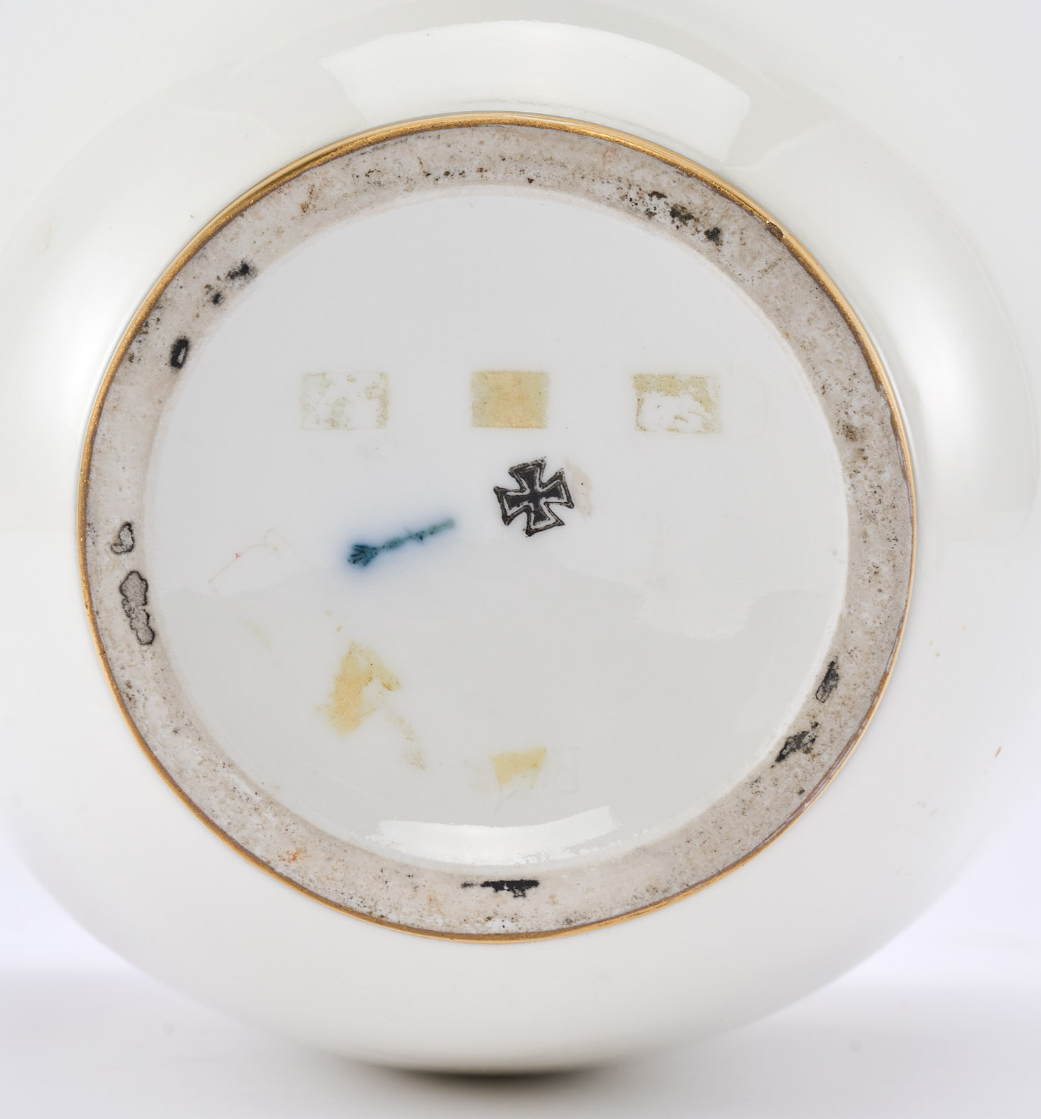 214/588 Deckelvase, Jugendstil, KPM Berlin 1914-1918 – Bild 3