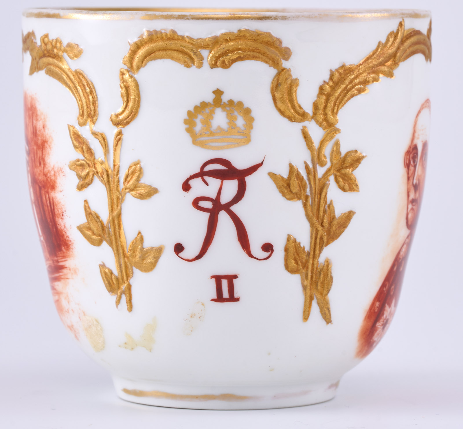 214/592 Portraittasse mit UT "Friedrich der Große", KPM Berlin Anf. 20. Jh. – Bild 3