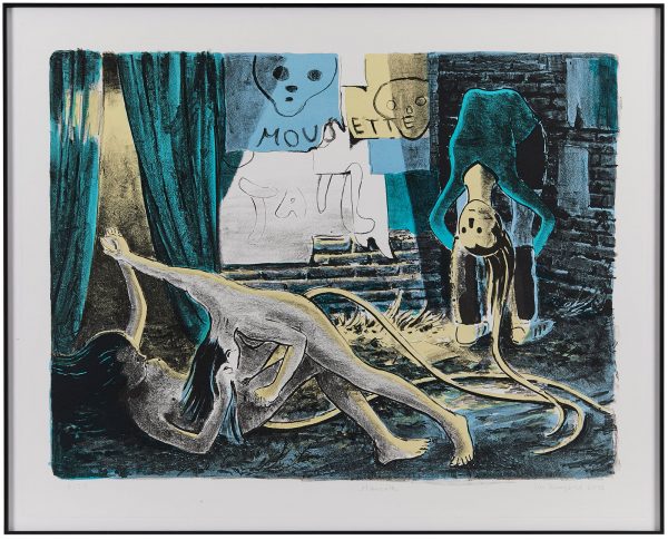 212/39 Farblithographie Tilo Baumgärtel "Mausette" 2012