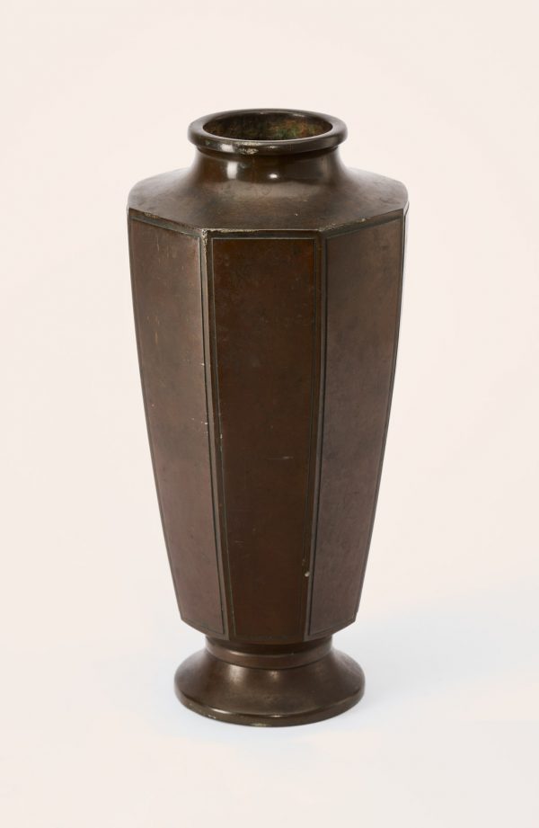 213/1180 Bronze-Vase, Japan wohl 1908 – Bild 2
