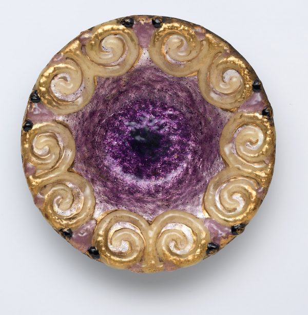 213/1146 Schale mit Spiraldekor, Duban et Christel Limoges wohl 1. Hälfte 20. Jh.