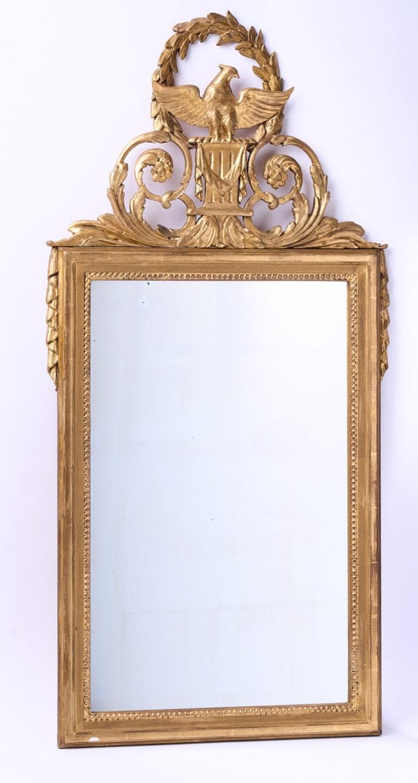 215/332 Gr. Louis-XVI-Stil-Spiegel, süddt. 19. Jh.