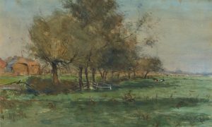 213/242: Aquarell, weiß gehöht Hendrik Gerrit ten Cate