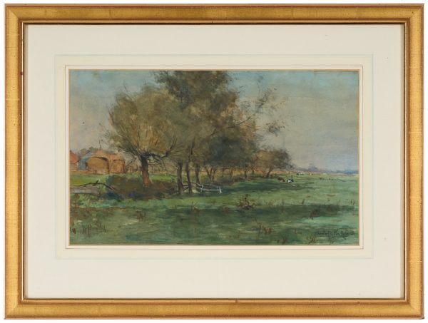 213/242: Aquarell, weiß gehöht Hendrik Gerrit ten Cate – Bild 2