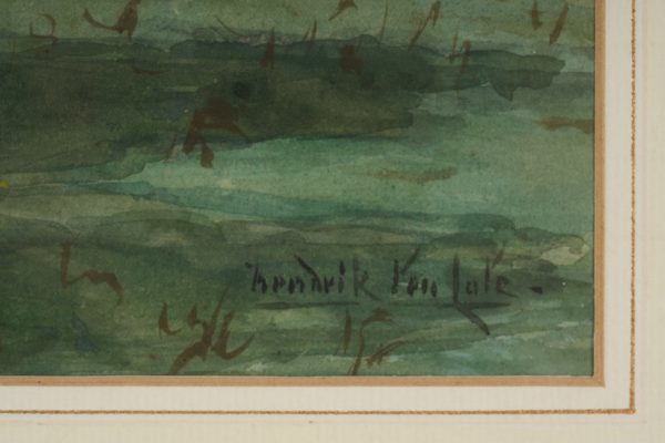 213/242: Aquarell, weiß gehöht Hendrik Gerrit ten Cate – Bild 3