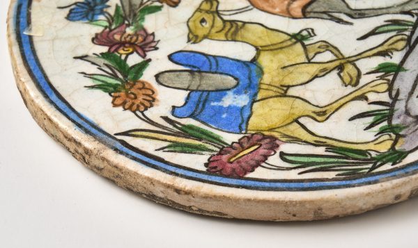 213/1176 Runde Kachel, Iznik wohl 19. Jh. – Bild 2