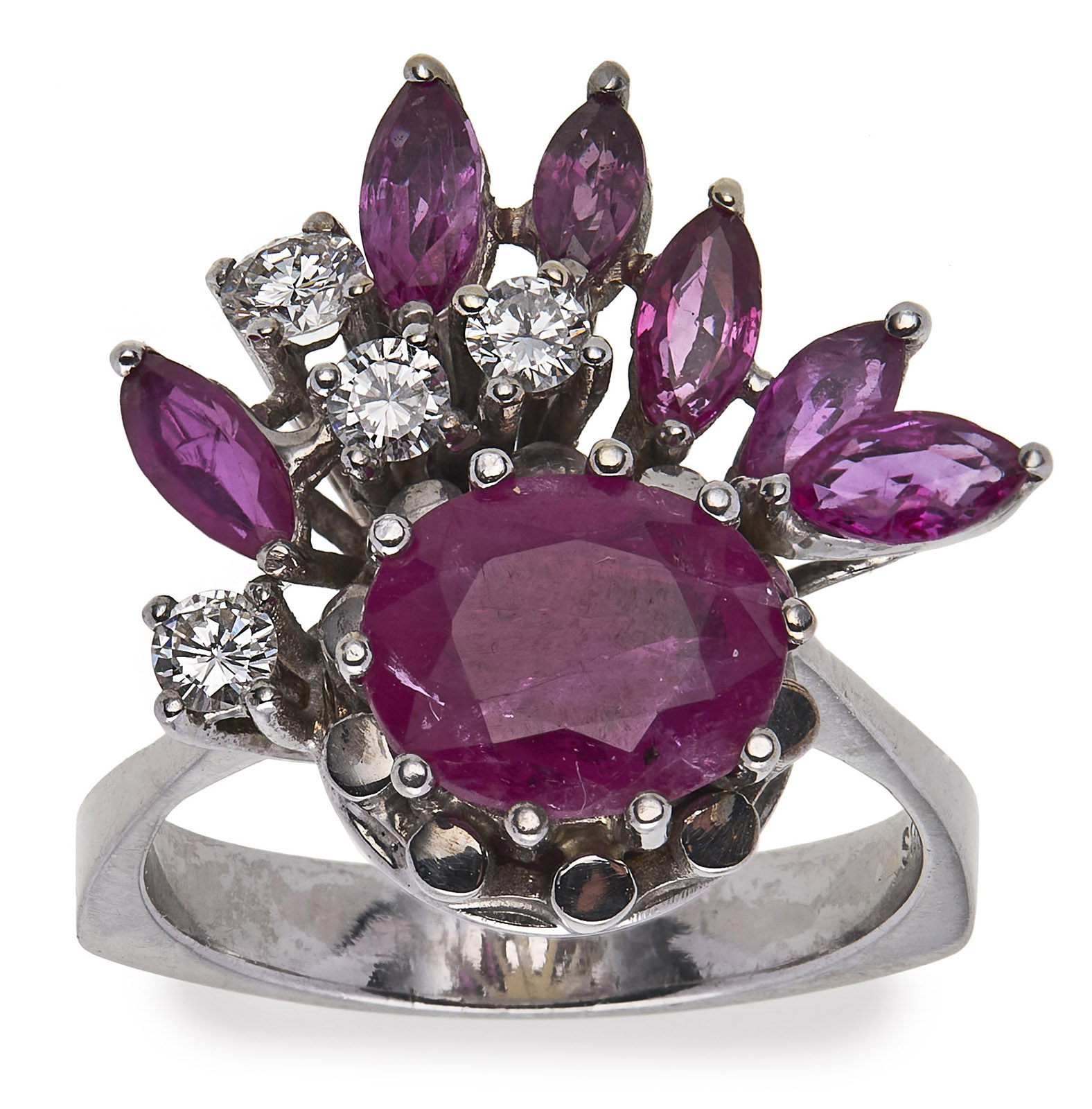 214/760 Rubin-Brillant-Ring – Bild 2