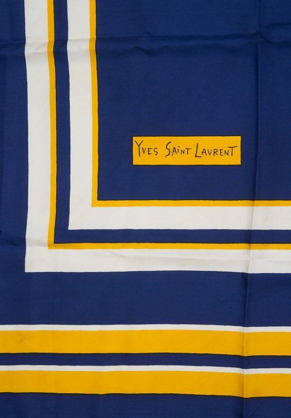 213/1192 Halstuch, Yves Saint Laurent um 1980 – Bild 2