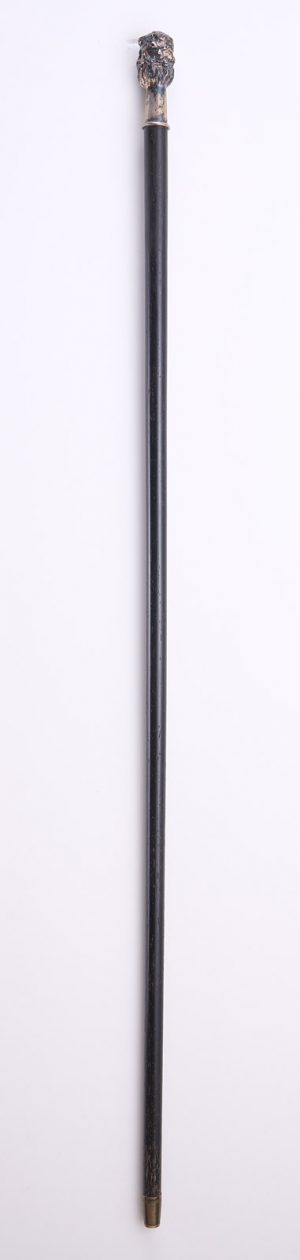 213/891: Spazierstock "Bärtige Köpfe", wohl Anf. 20. Jh.