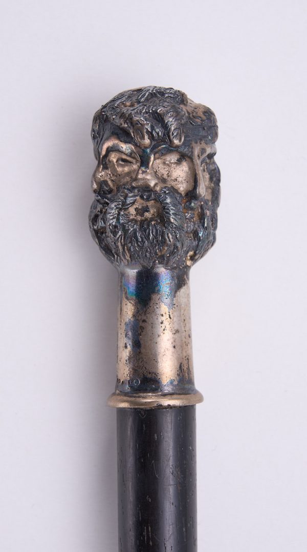 213/891: Spazierstock "Bärtige Köpfe", wohl Anf. 20. Jh. – Bild 6