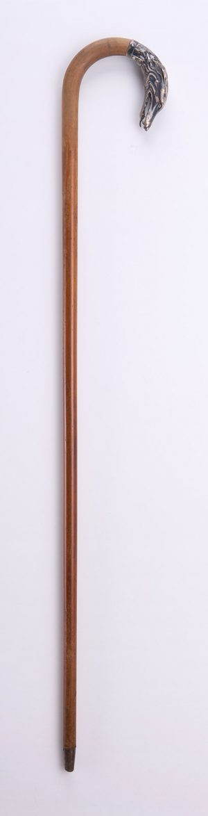 213/897: Gr. Spazierstock "Hundekopf", dat. 1917
